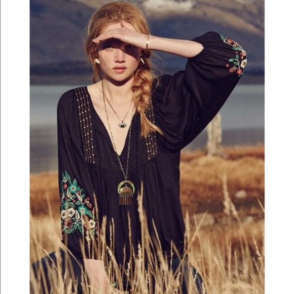 Anthropologie Tops - Anthropologie Floreat boho embroidered blouse